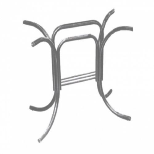 Подстолье стола 1880 серебристый металлик (для стола 120x80) фото