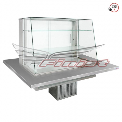 Встраиваемая кондитерская витрина Glassier Trapeze GT-1 фото